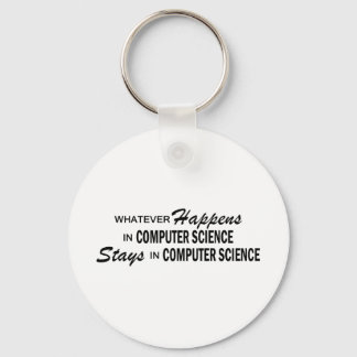 Whatever Happens - Computer Science Keychain