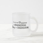 Whatever Happens - Engineering Frosted Glass Coffee Mug