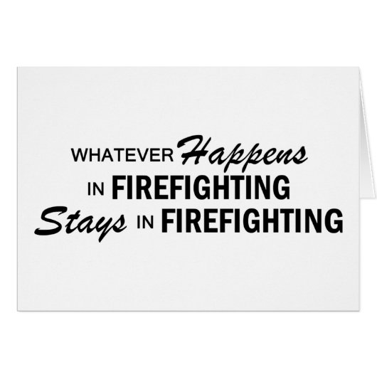 Whatever Happens - Firefighting Cards (Front Horizontal)