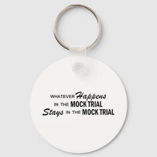 Whatever Happens - Mock Trial Keychain