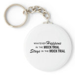 Whatever Happens - Mock Trial Keychain