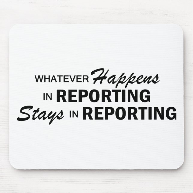 Whatever Happens - Reporting Mouse Pad (Front)