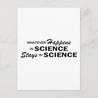 Whatever Happens - Science Postcard