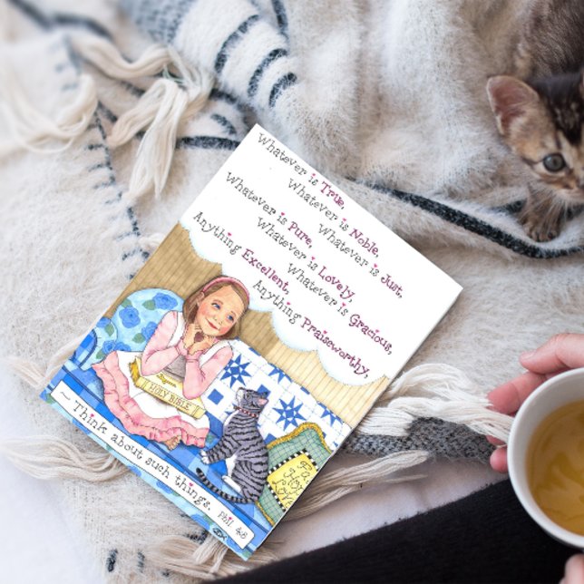 Whatever Is Inspirational Postcard (Creator Uploaded)