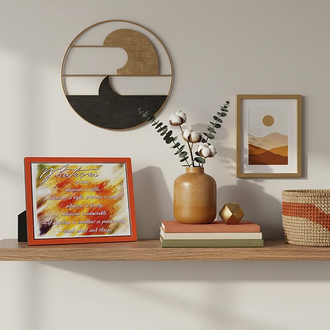 Whatever is true Plaque (Creator Uploaded)