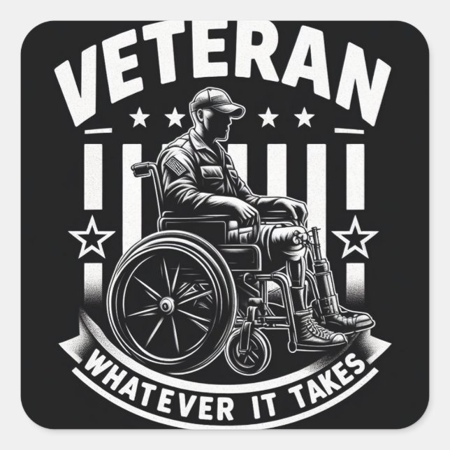 Whatever It Takes Veteran Sticker (Front)