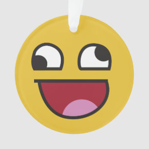 whatever. laughing emoji ornament