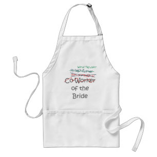 Whatever of the Bride Adult Apron