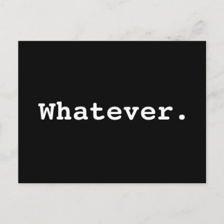 Whatever Postcard