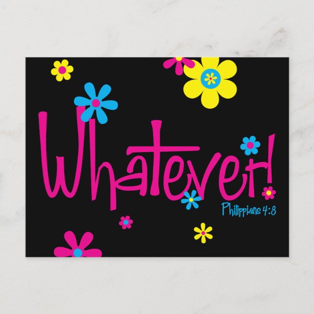 Whatever! Postcard (Front)
