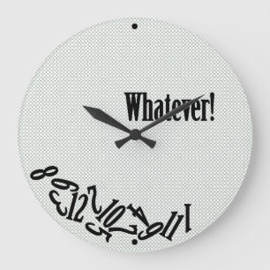 Whatever - Scattered Numbers Large Clock