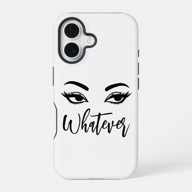 Whatever Sleek & Sassy Protection iPhone Case (Back)