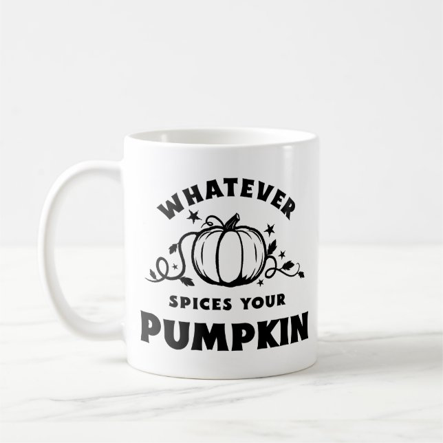 Whatever Spices Your Pumpkin – Fall Classic Mug (Left)