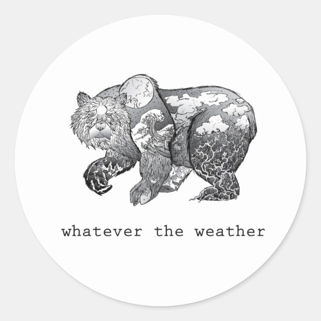 whatever the weather sticker (Front)