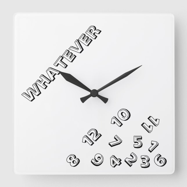 Whatever Wall Clock (Front)