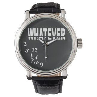 Whatever | white black watch