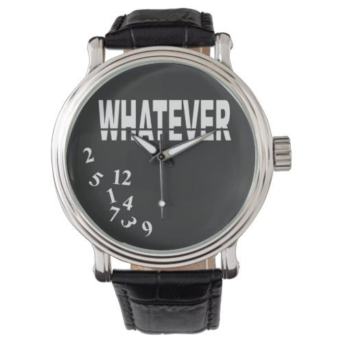 Whatever  white black watch