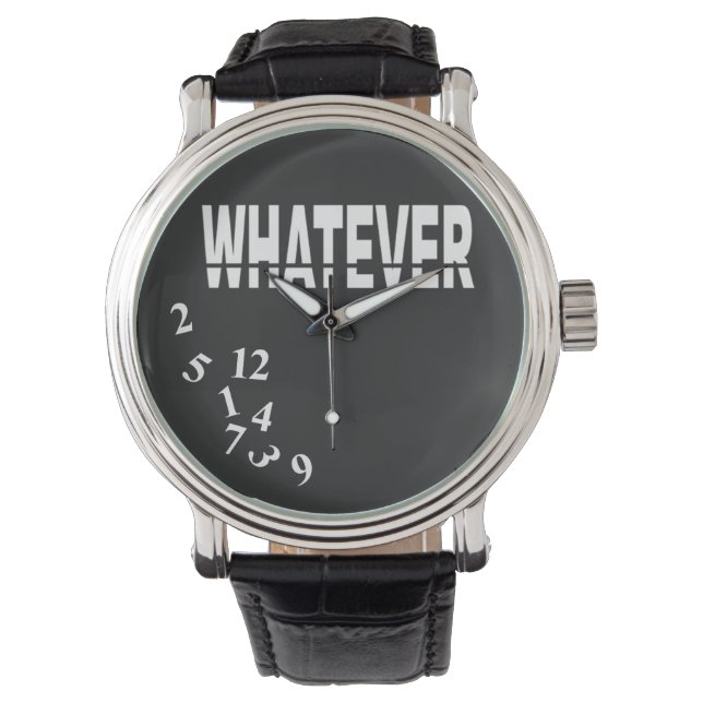 Whatever | white black watch (Front)