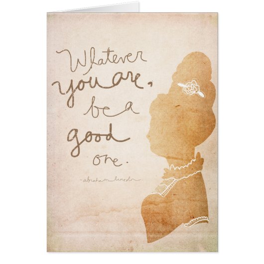 Whatever  You Are Cards (Front)