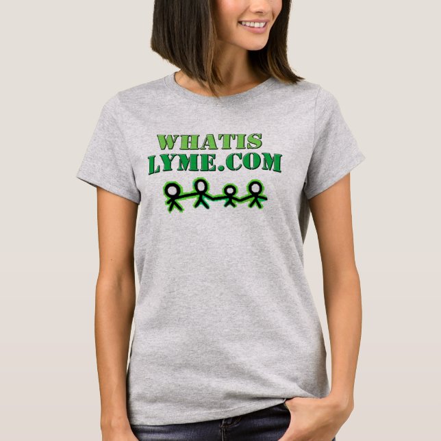 whatislyme.com Logo Lyme Disease Awareness Shirt (Front)