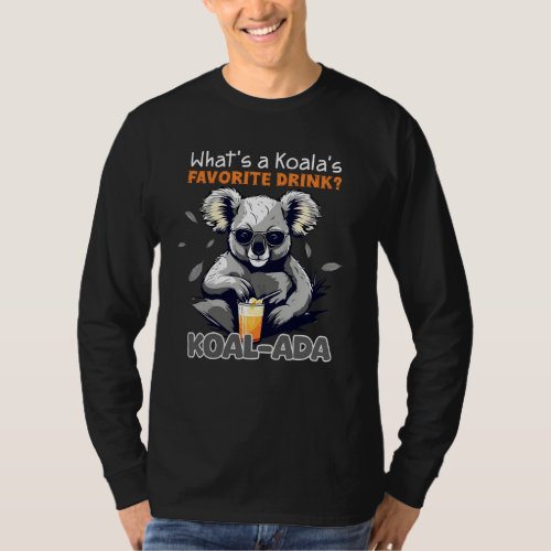 whats a koalas favorite drink  T_Shirt