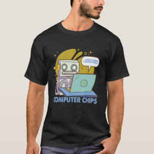 What's A Robot Favorite Snack Dad Jokes 1 T-Shirt