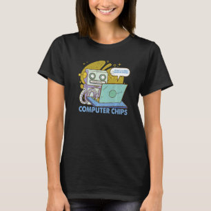 What's A Robot Favorite Snack Dad Jokes 1 T-Shirt