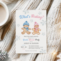 What's Baking Gingerbread Party Gender Reveal