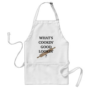 WHAT'S COOKIN' GOOD LOOKIN' ? ADULT APRON