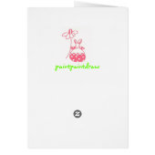 Whats cooking bunny card (Back)