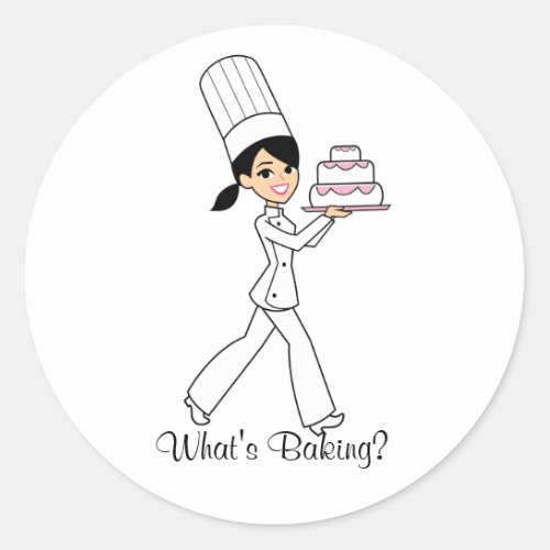 Whats Cooking Sticker _ Baker Girl