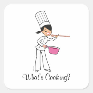 What's Cooking Sticker - Baker Girl