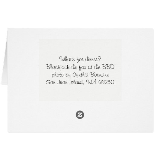 What's for Dinner? (Back Horizontal)