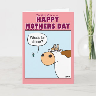What's for Dinner? Mothers Day Card