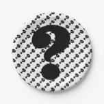 Whats For Dinner Question Mark Paper Plates