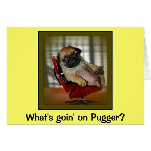 What's Goin on Pugger? Cards (Front Horizontal)
