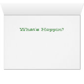 What's Hoppin? (with text) Cards (Inside Horizontal (Bottom))