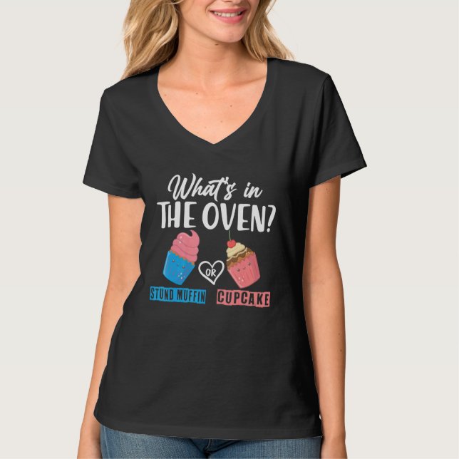 What's in the oven Stand muffin or cupcake 1 T-Shirt (Front)