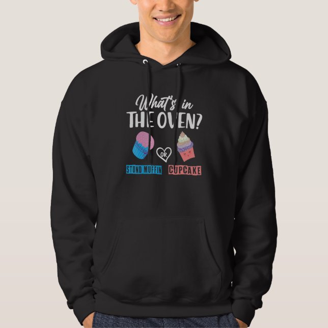 What's in the oven Stand muffin or cupcake Hoodie (Front)