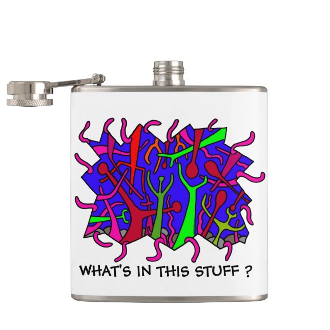 What's In This Stuff ? Flask (Opened)