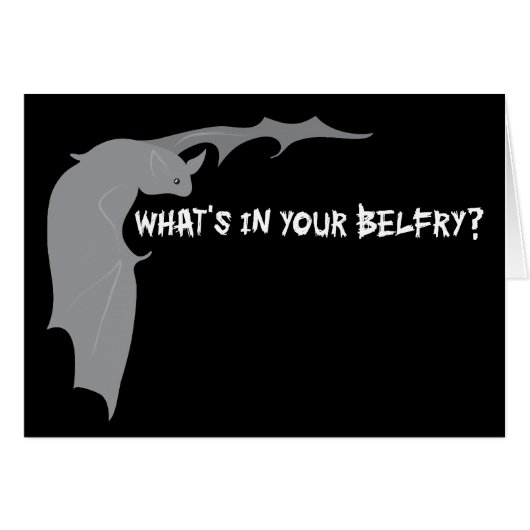 What's in your belfry? cards (Front Horizontal)