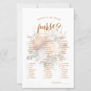 What's In Your Purse? Fun Bridal Shower Game