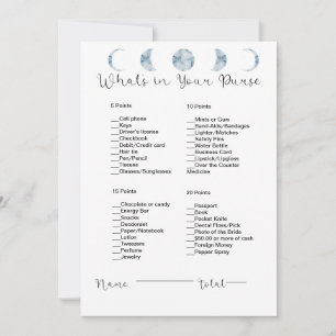 What's In Your Purse Hanging Lights Bridal Shower Invitation