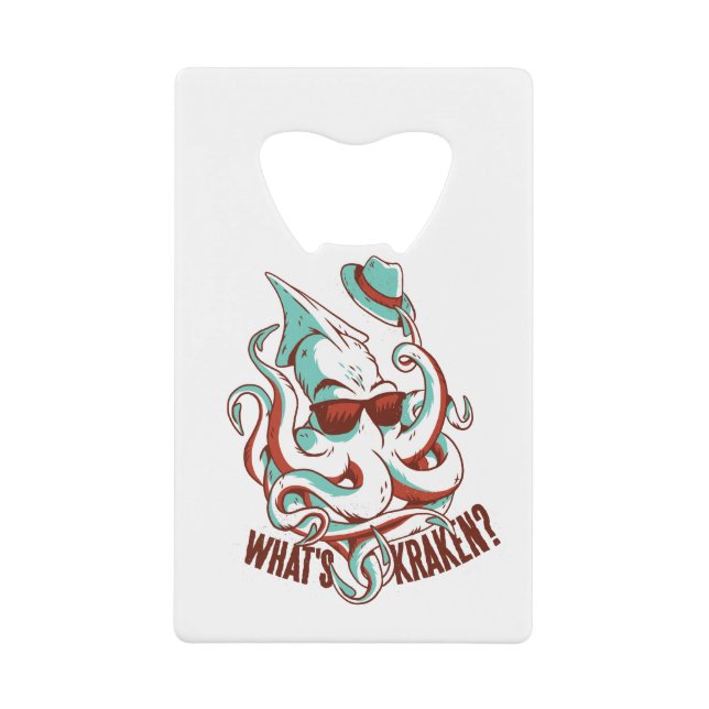 What's Kraken? Credit Card Bottle Opener (Front)