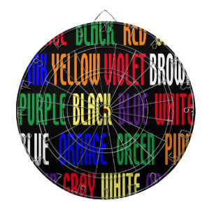 What's My Color Dartboard