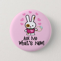 What&#39;s New? CUTE Engagement Bunny Button