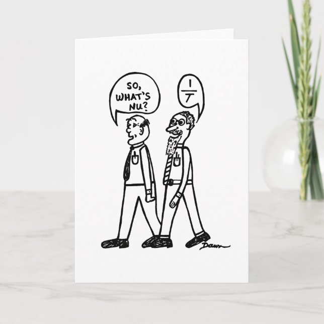 What's Nu? Blank Notecard (Front)