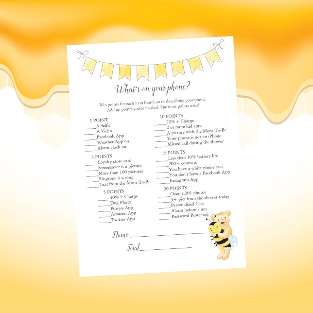 What's On Your Phone Game Girl Teddy Bear Card (Creator Uploaded)