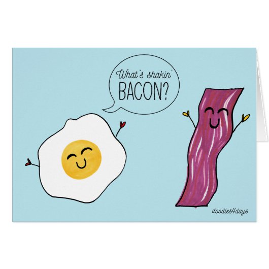 What's Shakin' Bacon Cards (Front Horizontal)