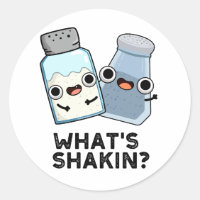 What's Shakin Funny Salt And Pepper Shaker Pun